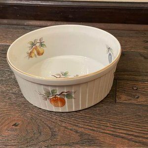 Andre Sadek Casserole, Soufflé Dish, Sadek, Fruit, Vintage